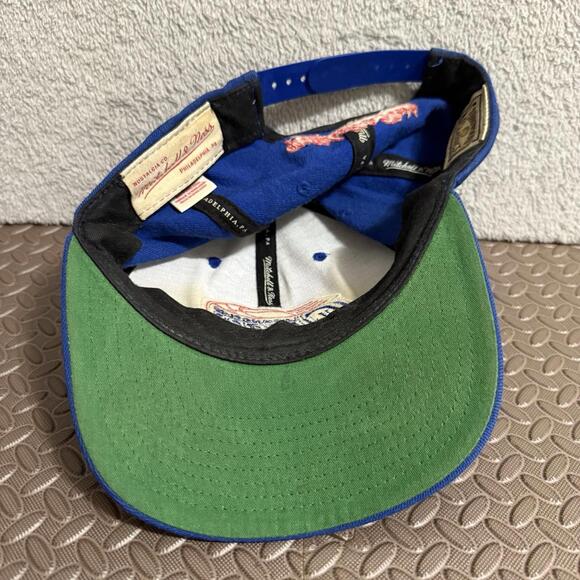 Vintage Los Angeles Clippers Hat Snapback Blue Mitchell & Ness NBA Cap Men’s - Picture 7 of 7